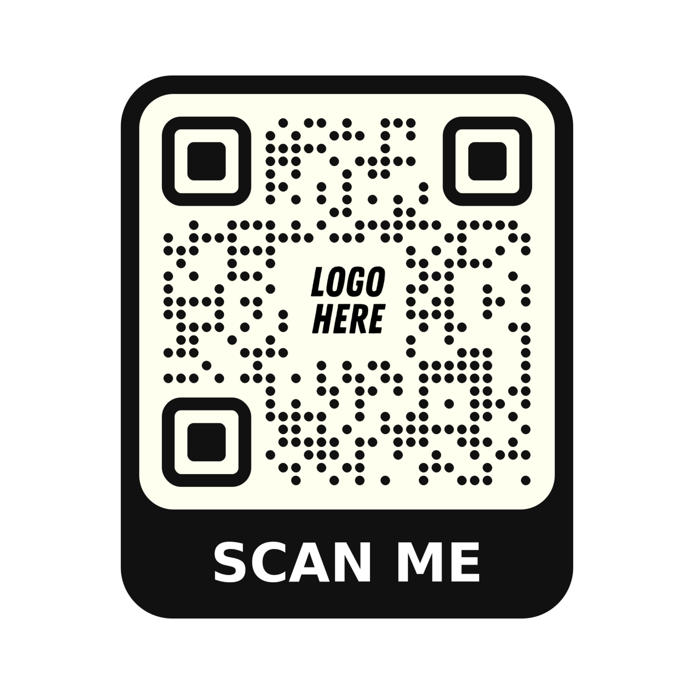 10 CUSTOM INDIVIDUAL QR CODES